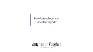 How to Read Your Car Accident Police Report