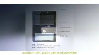 Outdoor 28 LED Solar Lamp Separable 3 modes Waterproof PIR Motion Sensor Luz Solar Wall Light For Ho