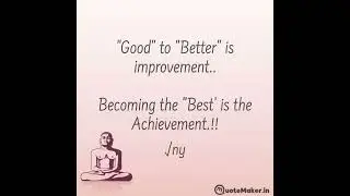 #achievement #Good #Better #Best