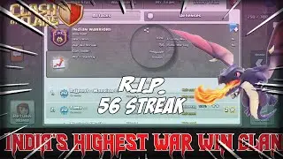 WE BROKE ENEMY's 56 WAR WIN STREAK ! RIP 924 WAR WINNING CLAN ||  RIP INDIA'S MOST WAR WINNING CLAN