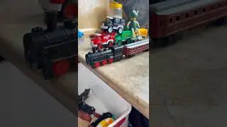 Toy Train 🚂 Falling Fun on the Track #mhtv #toys #ytshorts #toytrain #train