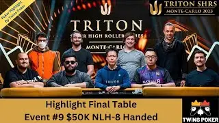 [Poker Highlight] Danny Tang คว้าเงิน 57 ล้านบาท!! Triton Monte-Carlo 2023 - Final Table