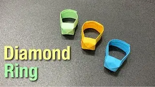 HOW TO ORIGAMI DIAMOND RING