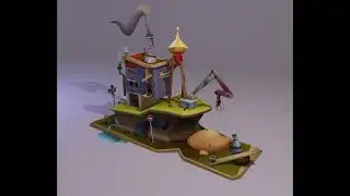 Mad Man's House 3D Model Turntable