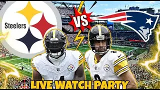 Bounce Back From The Loss!!!!!!!!!!! Steelers Vs Patriots Live Watch Party