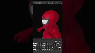 Pt 2. Texturing my Spider-Man project in Substance Painter #spiderman #spiderverse