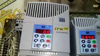 inversor Weg cfw 08 troca de sentido de rotação potenciômetro por parâmetro.