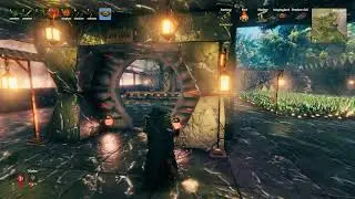 Valheim Black marble build.