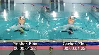 Speed Test: Carbon Fins VS Rubber Fins
