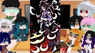 🌸 Hashiras react to Uppermoons, Tanjiro, Nezuko, Tomioka Giyuu, ... | Gacha Club | Compilation