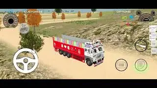 Indian tractor🚜 game and TATA ka truck ko le gae city se mountain area me loading karane ke liye 