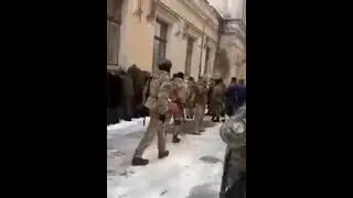 Captured Russian occupants in Sumy