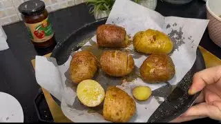 Crispy Hasselback Potatoes!🥔 