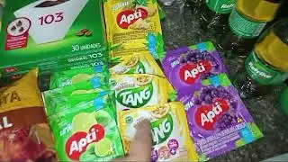 Compra de m&ecirc;s/comprei muito gastando pouco/ jantar delicioso 😋 simples