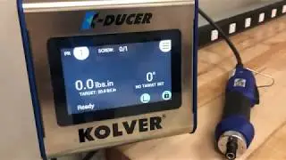 Kolver's Industry 4.0, transducer K-Ducer screwdriving system with torque control