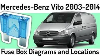 (2003-2014) Mercedes-Benz Vito Fuse Box Diagrams and Fuse Panel Locations✅