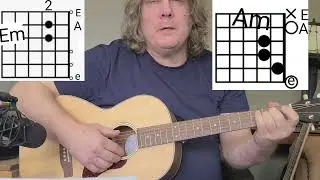 Game of Pricks by Guided by Voices-guitar lesson tutorial How to play chords, Easy Arrangement