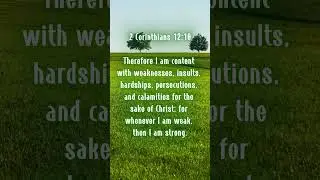 2 Corinthians 12:10 #Corinthians  #Bible #Bibleverse #WordofGod #Wisdom