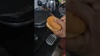 when Nani makes me a healthy and Tasty Cheese Chicken Burger #shorts #cooking