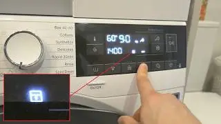 How to UNLOCK Electrolux washing machine (Key & Child LOCK)