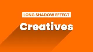 How to Make Long Text Shadow in Photoshop | Graphic Design Trick | #DeepakCreatives