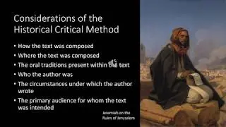 Historical Criticism