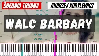 Walc Barbary – Noce i Dnie 🎹 | Piano Tutorial (Średnio trudna) Nuty w opisie
