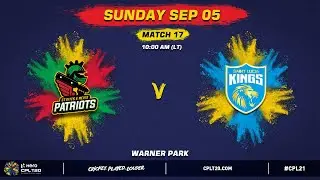 LIVE | St Kitts & Nevis Patriots vs Saint Lucia Kings | CPL 2021