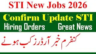 STI New Jobs Phase 2 Joining Order Confirm Update 2026 | STI Hiring Orders 2026 | STI Jobs 2026