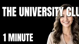 The Ultimate The University Club of Chicago Tutorial  From Zero to Pro in 1 Minute