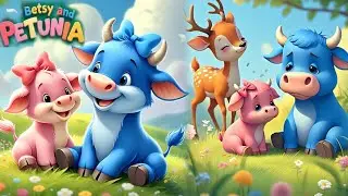 Blue Betsy & pink petunia|#kidslearning |#bedtimestories |#kidsvideo |