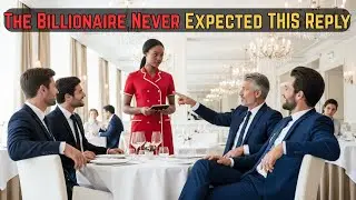 Billionaire Man Orders in a Foreign Language to Humiliate Her — He Never Expected This Reply.