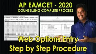 AP EAMCET Web Options Entry | Step by Step Procedure | AP EAMCET 2020 | Purushotam Academy