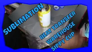 HEAT TRANSFER WAREHOUSE STAINLESS STEEL BOTTLE | SUBLIMATION | SIPPY CUP