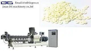 Puffed Breakfast cereal ring production line from Jinan dg machinery company