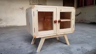 Crafting a Vintage Nightstand from Pallet Wood | DIY Bedside Table Tutorial