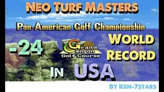 Neo Turf Masters -24 *New World Record In USA* - 5 Eagles 1 Hole In One *With Commentary*