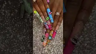 XL JUNK FREESTYLE #nailgoals #nailart #nail #nailsdone #naildesigns #hotnails #nailsoftheday