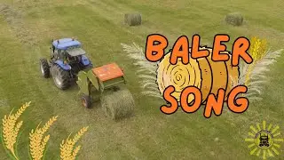Baler Song 🚜 | What Is a Baler? Farming Vehicle Song for Toddlers | Real Life Learn Land