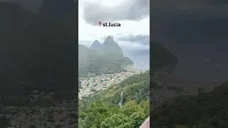 St.Lucia has the most insane views #island #travel #stlucia #views #vacation