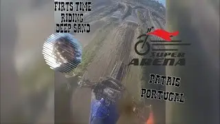 My firts time riding deep sand! SO FUN! Superarena Patais Portugal!