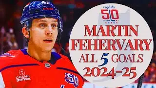 Martin Fehervary All (5) Goals 2024-25 | Capitals Highlights