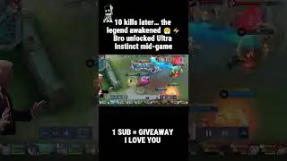 1 SUB = GIVEAWAY┃ Alpha: 10 kills later&hellip; the legend awakened ┃#alpha  #mlbb #mobilelegends #giveaway