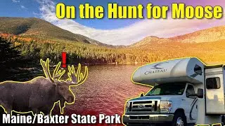 One Week in Maine Looking For Moose. Can We Find One? RV Trip to Baxter State Park. 