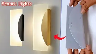 Amazing ideas with PVC Pipe & Diffuser Sheet How to Decorate Your Home to Wall Lamp Become Beautiful