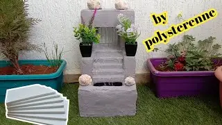 Creative Ideas - How to make a mini fountain using polystyrene EPS