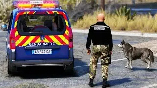 [GTA-LSPDFR] MAITRE CHIEN - BRIGADE CYNOPHILE | GENDARMERIE NATIONALE #106