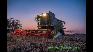 Claas Lexion 670 Montana + 680 Vario coupe  - Entr. agric. Geoffrey + Jean-Marie Suchy (Crisn&eacute;e)