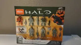 Halo Mega Construx Marine Platoon Pack Unboxing and Review