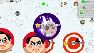 JUMBO SKILL IN MOBILE AGAR.IO???GREATEST MOMENTS EVER//GURI.IO